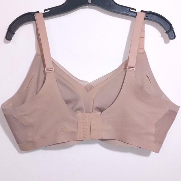 HoneyLove CrossOver Bra Sand 1X Wireless Comfort Smoothing Convertible Strap EUC - Picture 7 of 9